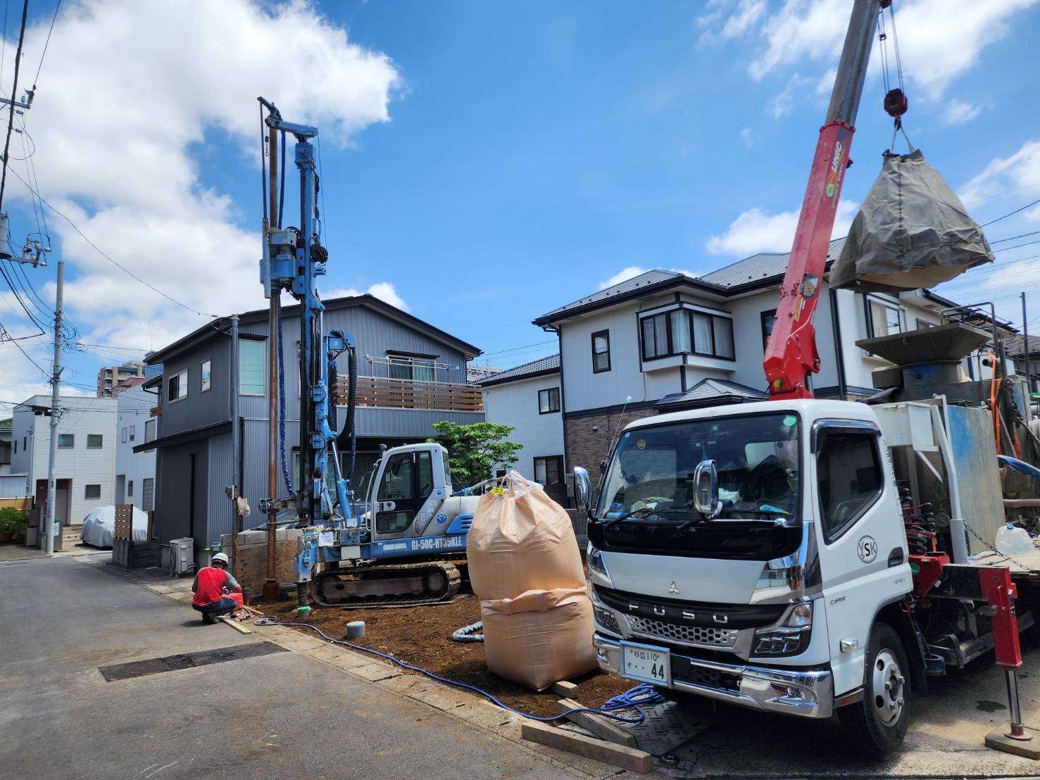 2025/5/28　湿式柱状改良工法