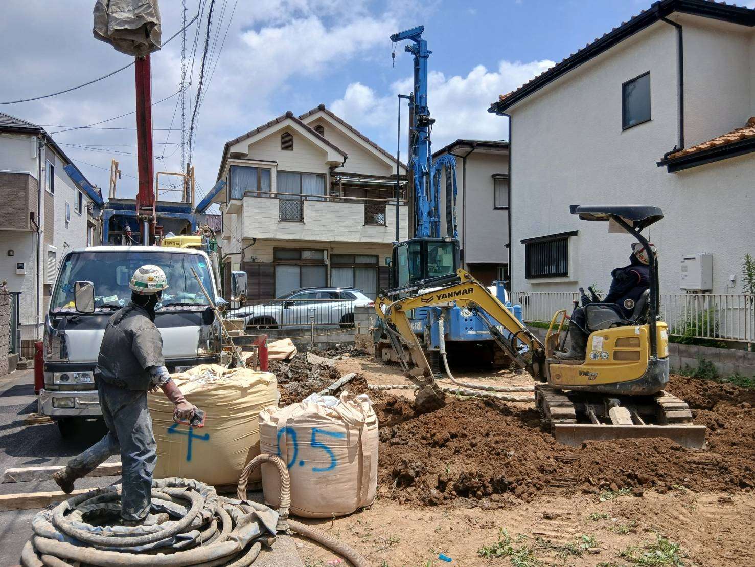 2025/7/4　湿式柱状改良工法