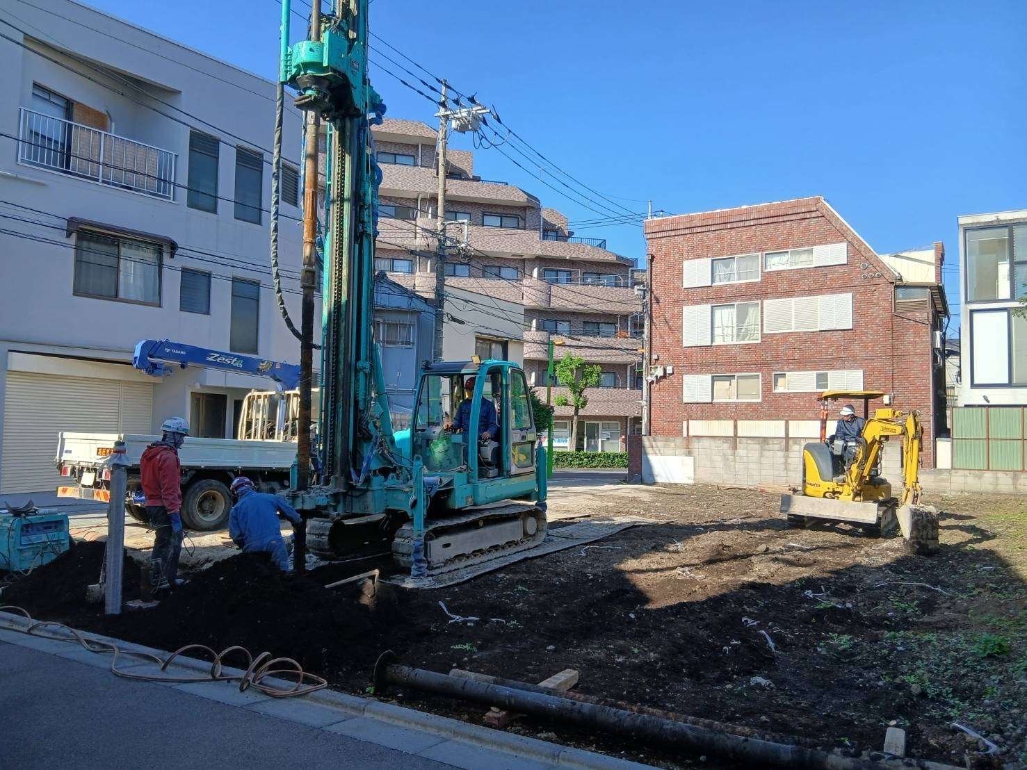 2025/11/17-20　杭抜き工事